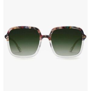 Krewe Margot Capri to crystal fade Square Sunglasses